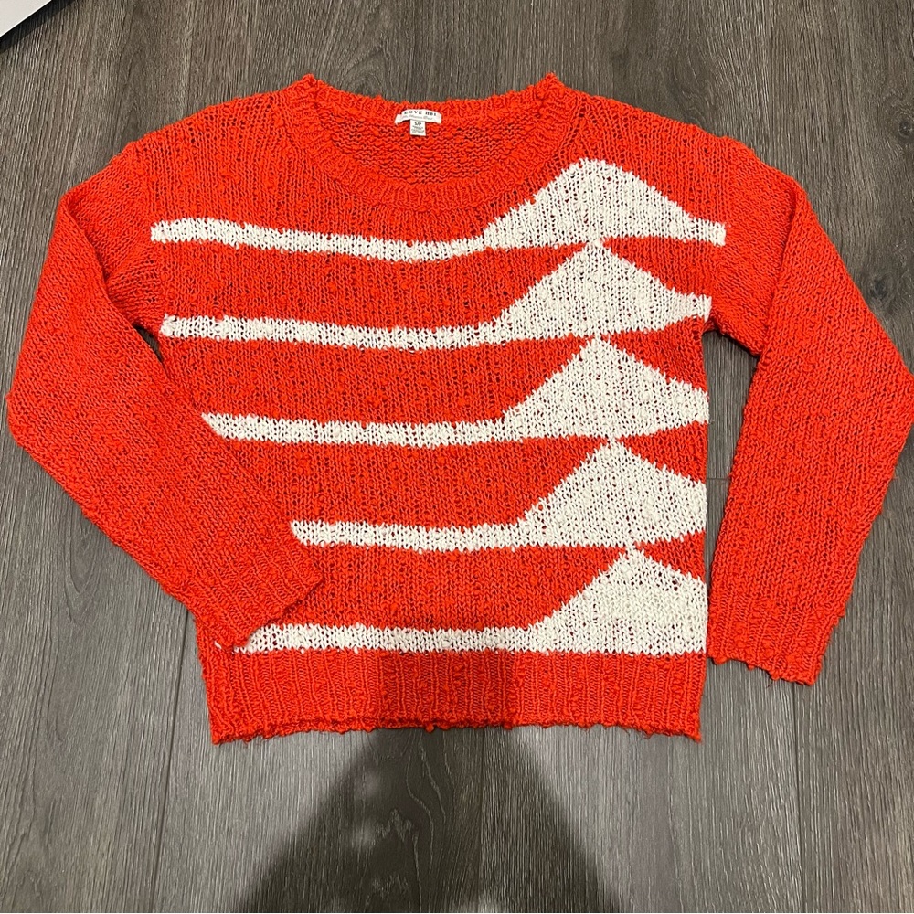 Orange sweater